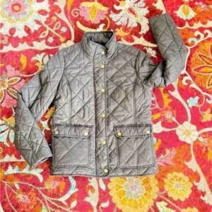 JCrew Quilted Lady Puffer- BLK/Sz SML